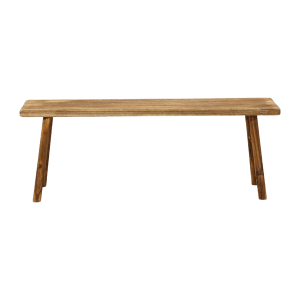 Banco Nadi de madera de paulownia Walnut Large