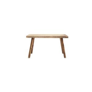 Banco Nadi de madera de paulownia Walnut Small