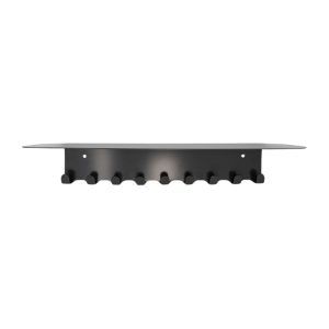Perchero de pared Book de acero Black