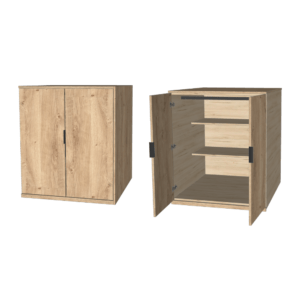 Armario para litera SUENH Signature en madera de roble Natural 2 puertas