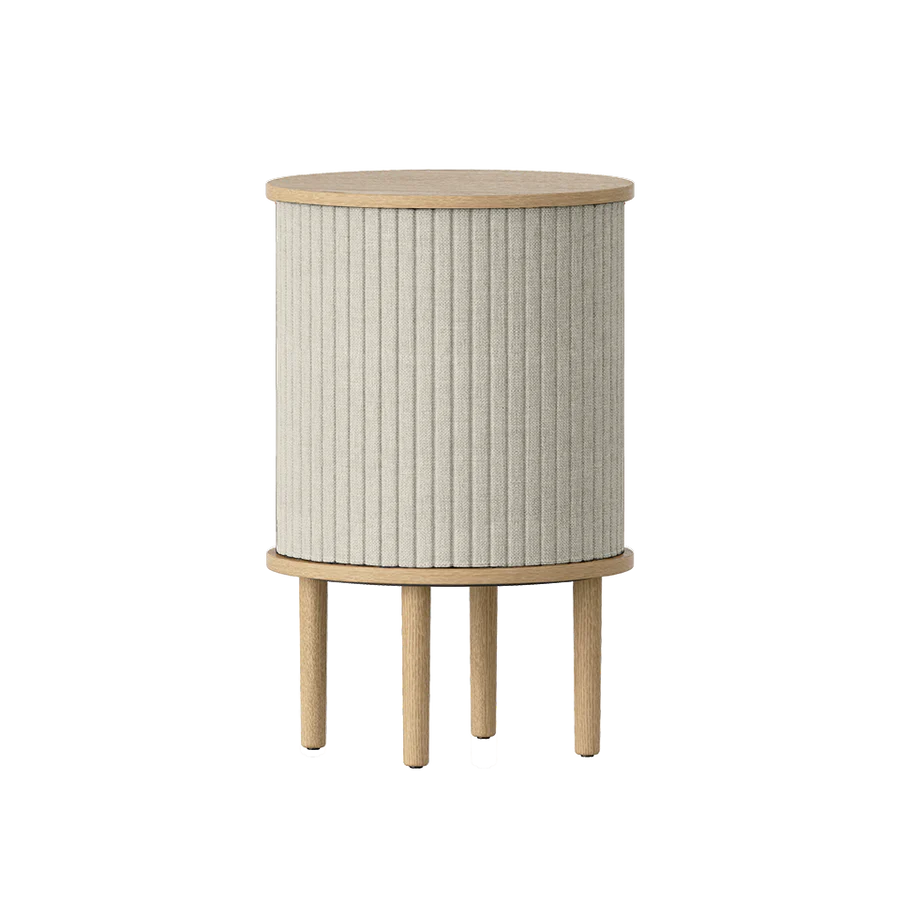 Mesa auxiliar Audacious en madera de roble White Sands - Image 2